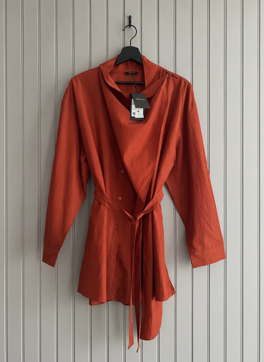 Massimo Dutti wrap blouse M-L